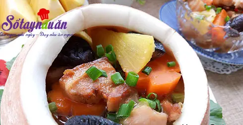 C&aacute;ch l&agrave;m thịt ba chỉ om sọ dừa ngon hết cơm kết quả