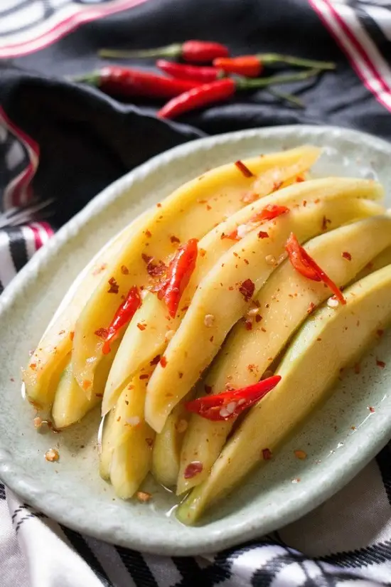 xo&agrave;i ng&acirc;m mắm ớt 5