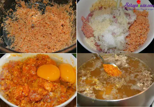 C&aacute;ch nấu b&uacute;n ri&ecirc;u cua đồng 5