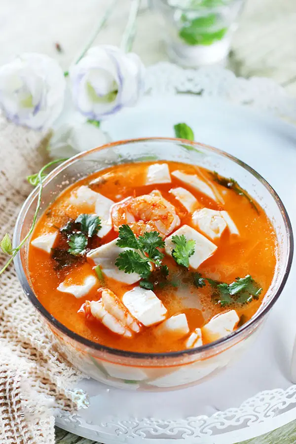 C&aacute;ch nấu canh đậu phụ nấu t&ocirc;m 8