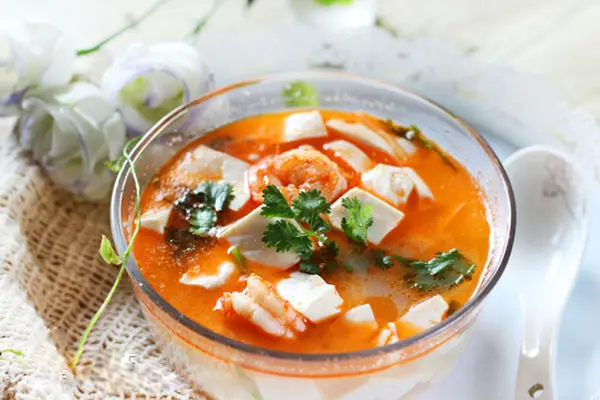 C&aacute;ch nấu canh đậu phụ nấu t&ocirc;m 7
