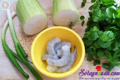Canh b&iacute; nấu t&ocirc;m 1