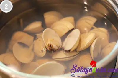 Canh mồng tơi nấu ngao 2