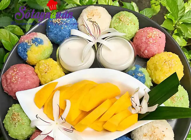 Học l&agrave;m x&ocirc;i xo&agrave;i ngũ sắc dẻo thơm đẹp mắt cực kỳ