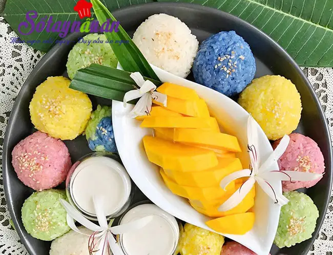 Học l&agrave;m x&ocirc;i xo&agrave;i ngũ sắc dẻo thơm đẹp mắt cực kỳ