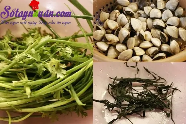 Học nấu canh ngao rong biển ngọt m&aacute;t cho bữa tối