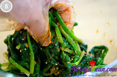 Cải trộn chua ngọt 5