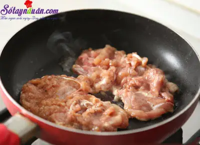 C&aacute;ch l&agrave;m cơm g&agrave; r&aacute;n 6
