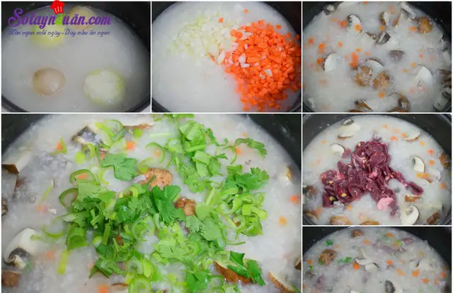 c&aacute;ch nấu ch&aacute;o tim heo cho b&eacute; ăn dặm 3
