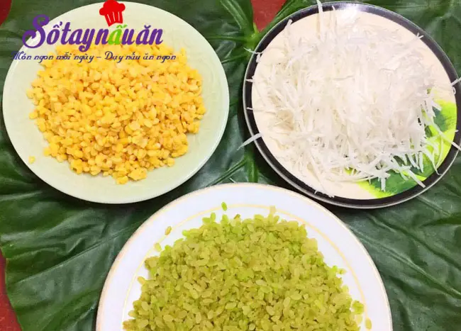 Hướng dẫn c&aacute;ch nấu x&ocirc;i cốm