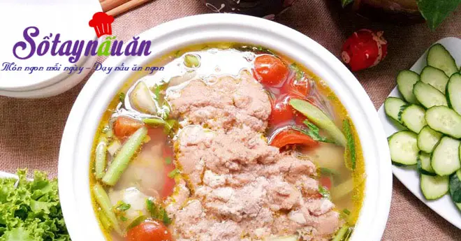 Hướng dẫn l&agrave;m canh ri&ecirc;u cua khoai sọ cực hấp dẫn