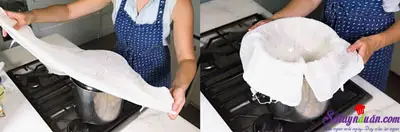 Hướng dẫn l&agrave;m ph&ocirc; mai Ricotta bằng l&ograve; vi s&oacute;ng cực dễ 1