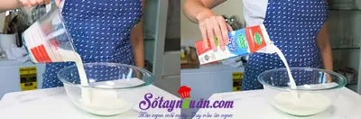 Hướng dẫn l&agrave;m ph&ocirc; mai Ricotta bằng l&ograve; vi s&oacute;ng cực dễ 3