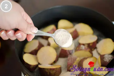 Khoai lang chi&ecirc;n tẩm vừng 2