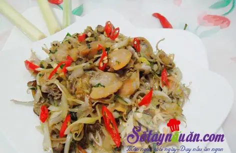 Trai x&agrave;o sả ớt