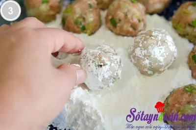 Ngọt m&aacute;t cải thảo vi&ecirc;n thịt 3