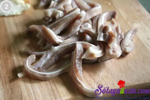 Nộm đu đủ xanh tai lợn 2