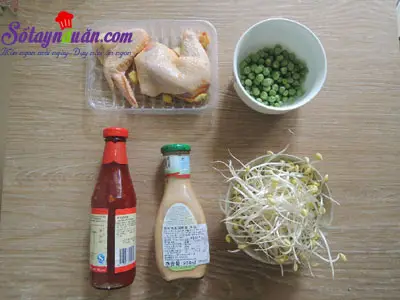 Nộm g&agrave; chua ngọt - thực đơn giảm c&acirc;n nguy&ecirc;n liệu