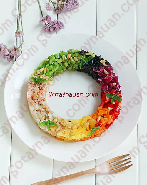 salad ngon, salad rau cu ngon, rau cu tron ngon, nau an ngon, mon ngon, so tay nau an