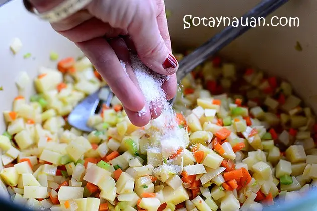 Cach nau sup khoai tay ngon, cach nau soup khoai tay ngon, mon ngon, nau an ngon, So Tay Nau An