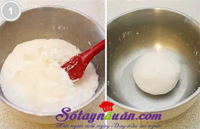 Trổ t&agrave;i l&agrave;m b&aacute;nh gạo sốt kem nấm 1