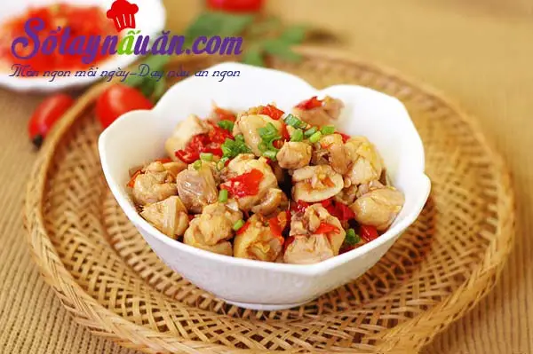 Gà xào cay cho ngày ấm cúng