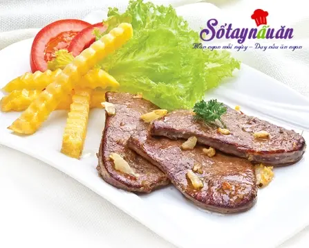 Hướng dẫn cách làm gan rán cháy cạnh siêu ngon