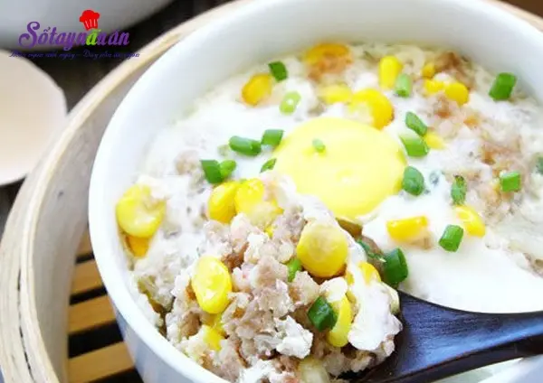 Hướng dẫn cách làm món trứng hấp thịt bằm đơn giản cho bé
