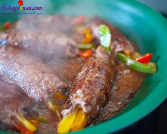 Khéo tay làm bò cuốn kiểu Nhật lạ miệng